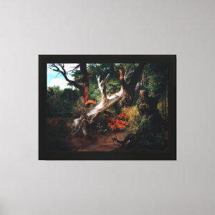 Hunting in the Pontine Marshes by Horace Vernet Canvas Print