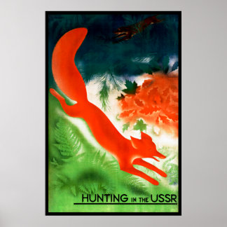 Hunting in the USSR Poster
