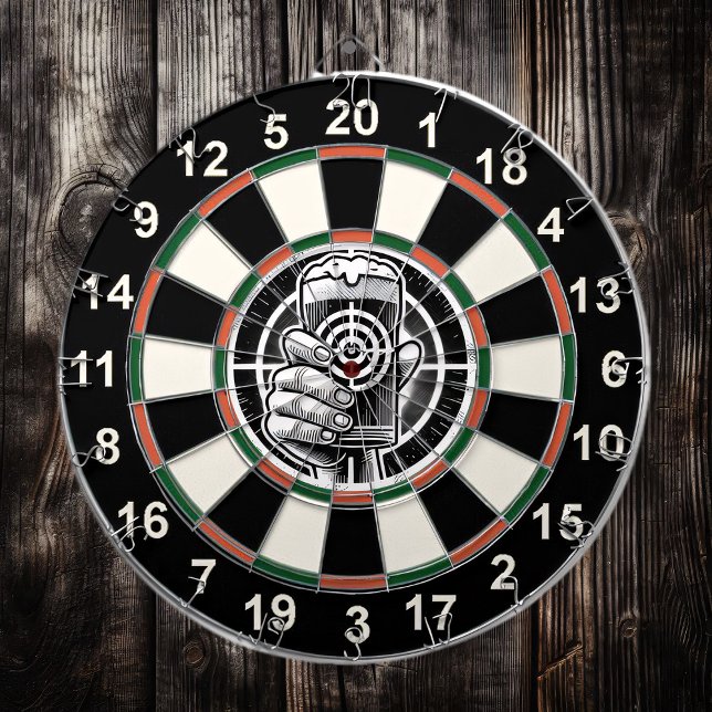 Hunting-Inspired Beer Target Art Dartboard (Creator Uploaded)