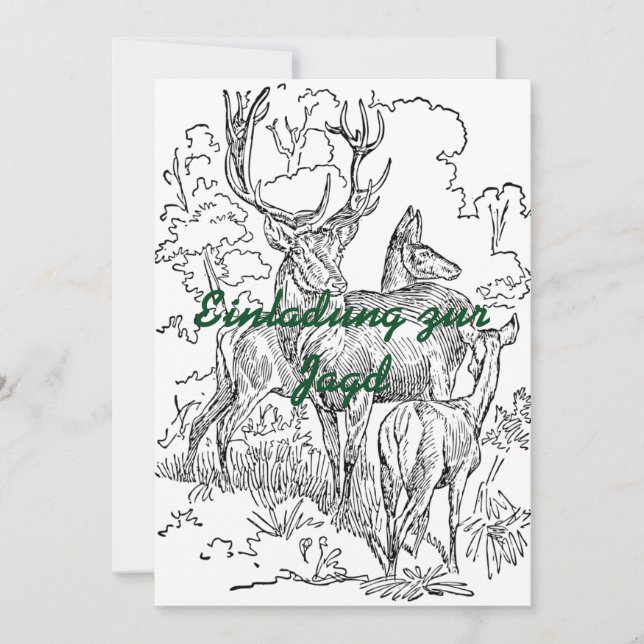 Hunting Invitation 1 (Front)