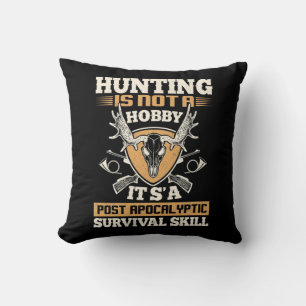 Hunting Is Survival Skills Cushion