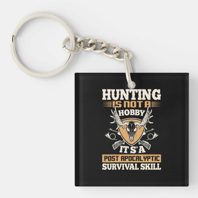 Hunting Is Survival Skills Key Ring (Front)