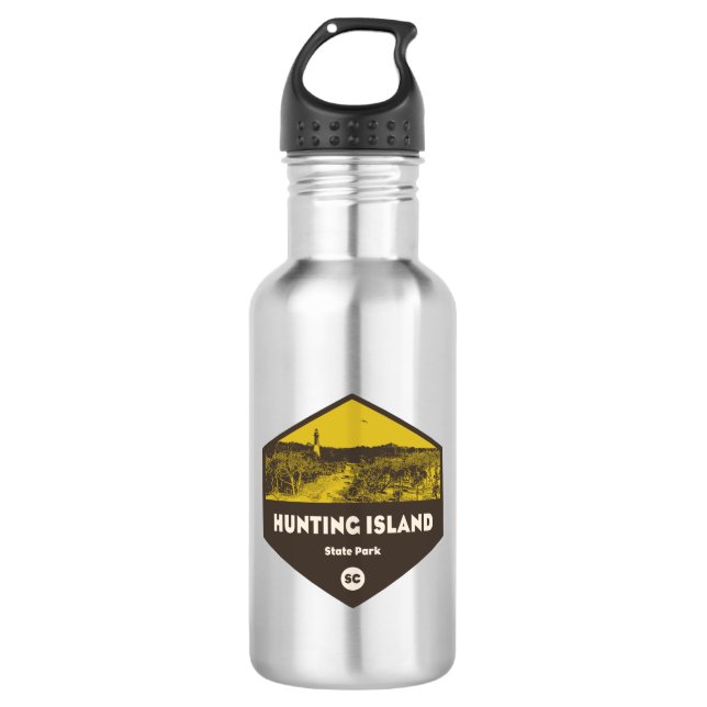 Hunting Island State Park South Carolina 532 Ml Water Bottle (Front)