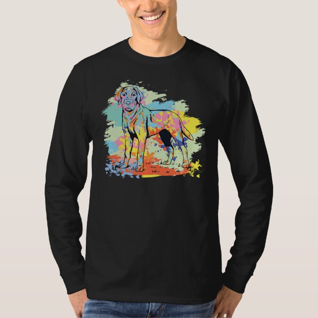 Hunting Labrador Retriever Dog Handler T-Shirt (Front)
