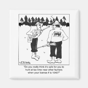 Hunting License 1040 Magnet