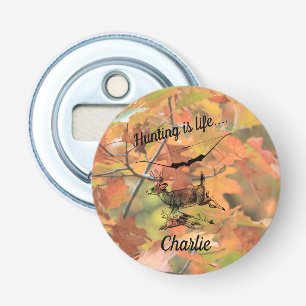 Hunting Life Bow Running Whitetail Buck Deer Bottle Opener