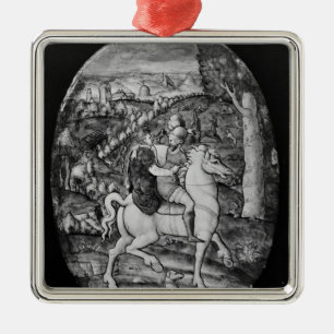 Hunting Metal Tree Decoration
