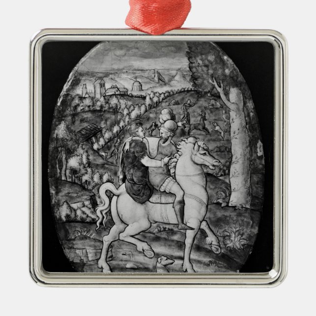 Hunting Metal Tree Decoration (Front)
