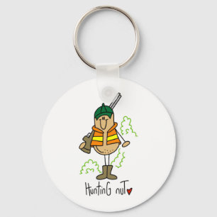 Hunting Nut T-shirts and Gifts Key Ring