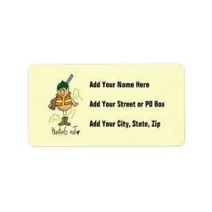 Hunting Nut T-shirts and Gifts Label
