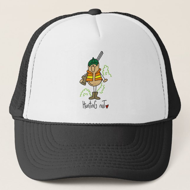Hunting Nut Trucker Hat (Front)