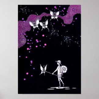 Hunting on a Midsummer Night. Poster