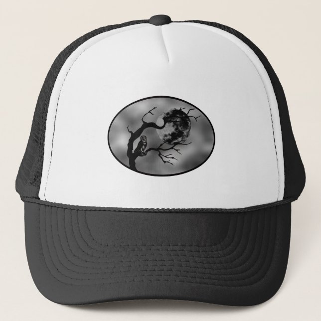 Hunting Owl Trucker Hat (Front)