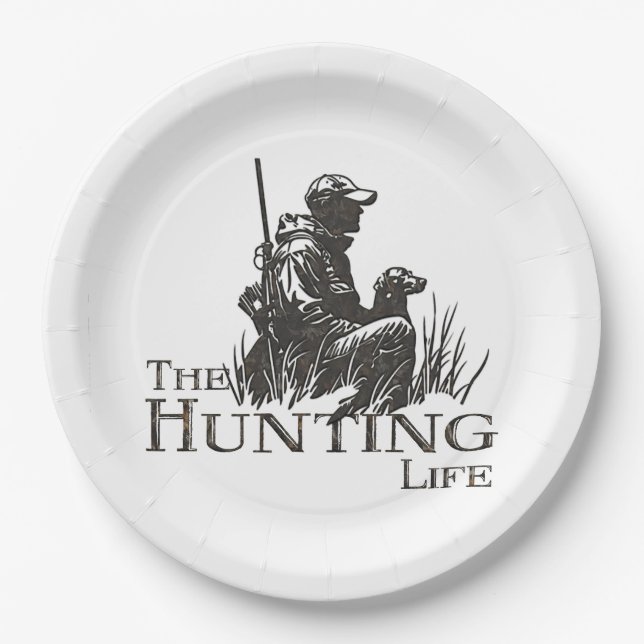 Hunting Paper Plate (Front)