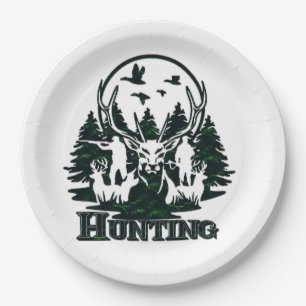 Hunting Paper Plate
