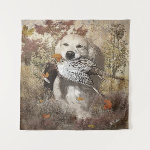 Hunting pheasant ,  tapestry