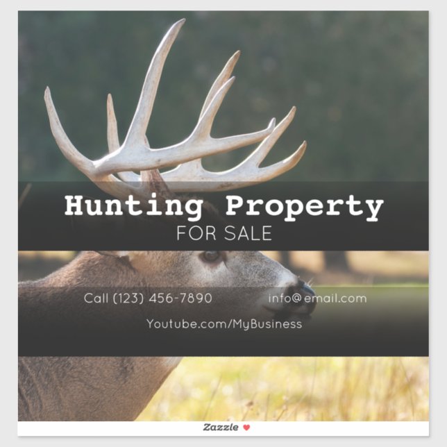 Hunting Property ForSale Company Vehicle Adverting (Sheet)