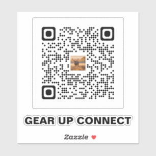 Hunting QR Code Sticker – Gear Up and Connect