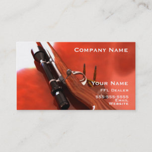 Hunting rifle business card 3