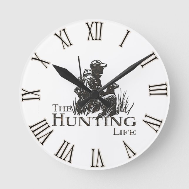 Hunting Round Clock (Front)