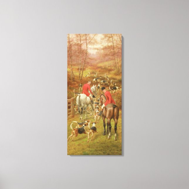 Hunting Scene, 1906 Canvas Print (Front)