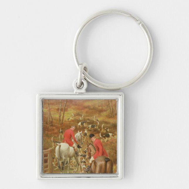 Hunting Scene, 1906 Key Ring (Front)