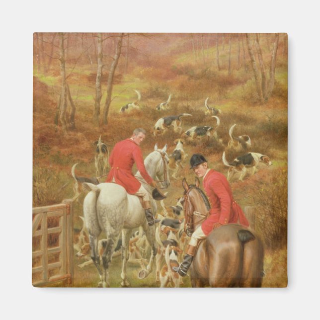 Hunting Scene, 1906 Magnet (Front)