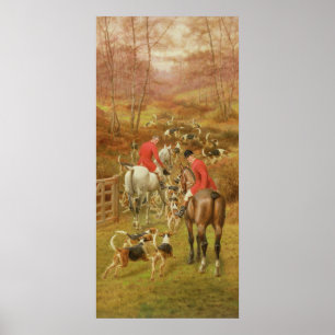 Hunting Scene, 1906 Poster