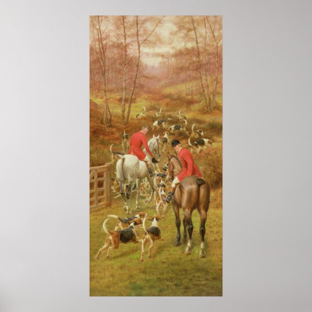 Hunting Scene, 1906 Poster (Front)