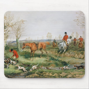 Hunting Scene Mouse Mat