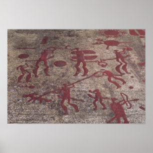 Hunting scene poster