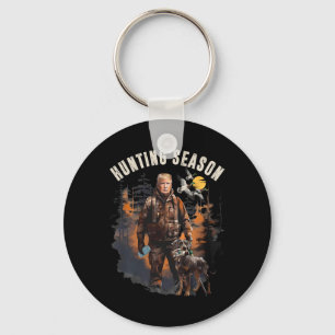 Hunting Season Camo Hunting Trump Duck Hunting Tru Key Ring