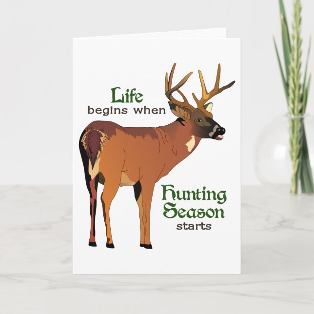 Hunting Season Card (Front)