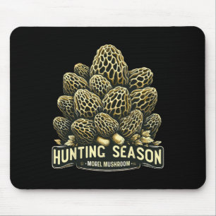 Hunting Season Morel Mushroom Foraging Mouse Mat