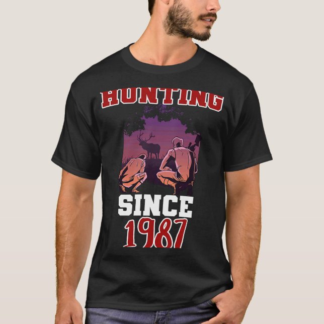 Hunting since 1987 T-Shirt (Front)