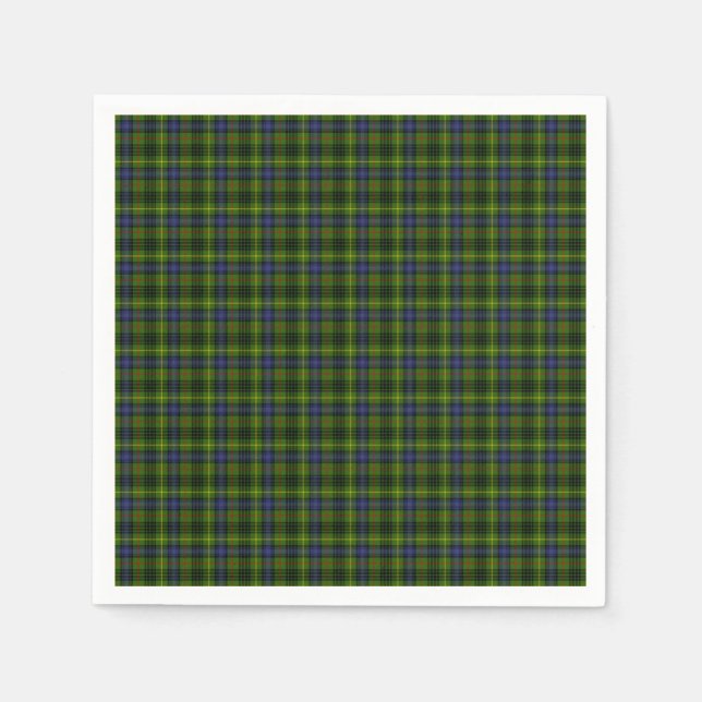 Hunting Stewart Tartan Napkin (Front)