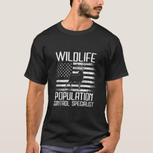 Hunting Tee Wildlife Population Control Spe Funny 