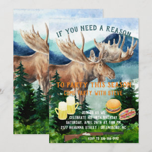 Hunting Themed Party Invitation