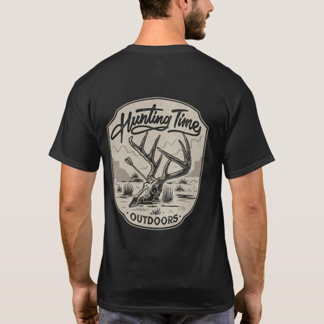 Hunting Time Outdoors T-Shirt (Back)
