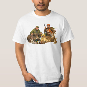 Hunting trophies with dogs outdoor hunter gift T-Shirt