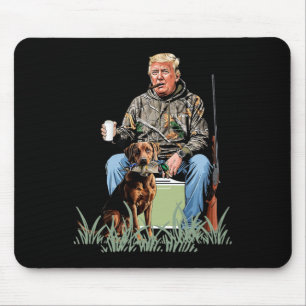 Hunting Trump Camouflage Funny Duck Hunting Season Mouse Mat