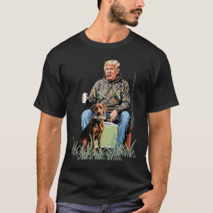 Hunting Trump Camouflage Funny Duck Hunting Season T-Shirt
