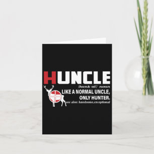 Hunting Uncle Definition Card