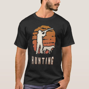 Hunting Vintage Retro Classic Sunset Sport T-Shirt