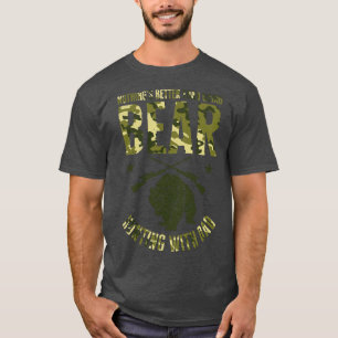 Hunting With Dad Bear Hunting Shooting Sport Hunti T-Shirt