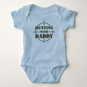 Hunting With Daddy Baby Bodysuit