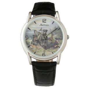 Hunting with Jagdterriers , Art Watch