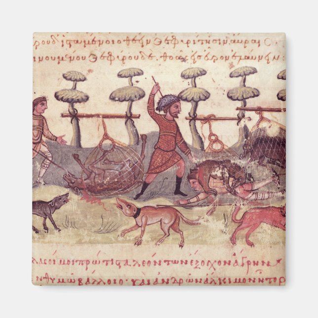 Hunting with Nets Magnet (Front)