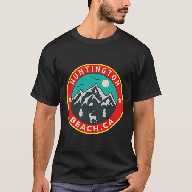 Huntington Beach Ca � The Ocean�s Breath T-Shirt (Front)