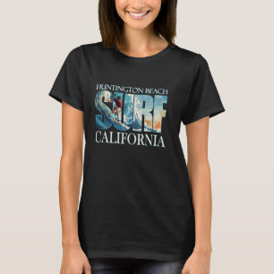Huntington Beach California Beach Surfing T-Shirt
